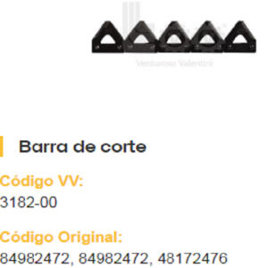 Barra de corte 25pés sem cabeça-84982472